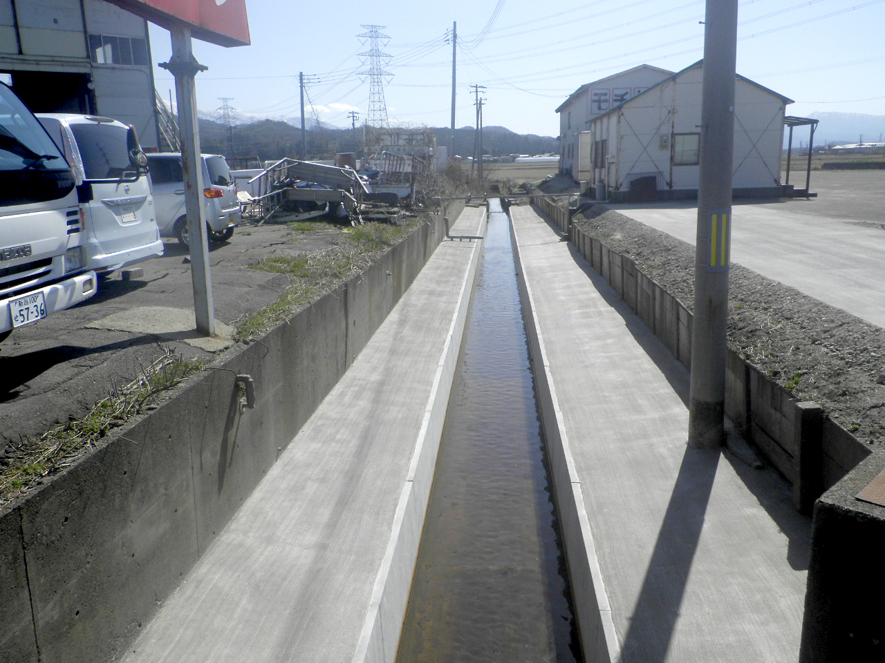 住田排水路補修工事（加治郷土地改良区）